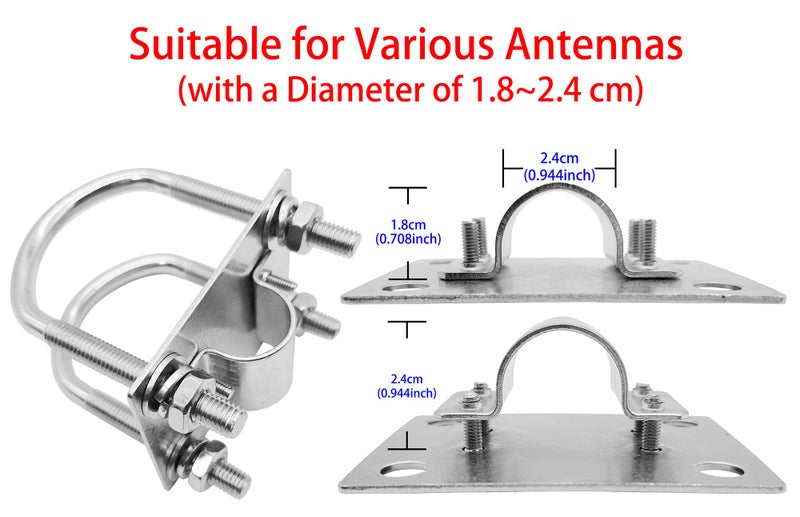 Tenmory 1090MHz 978MHz Dual Band ADS-B Antenna N-Type Female Outdoor 5dBi Fiberglass Antennas + 25ft N-Male to SMA-Male Extension Cable - Image 5